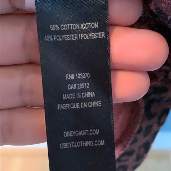 Obey Propaganda Leopard Sweatshirt size small - Picture 6 of 8